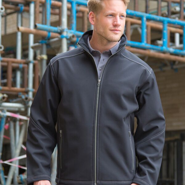 Result Work-Guard Treble Stitch Soft Shell Jacket Thumbnail